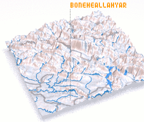 3d view of Boneh-e Allāh Yār