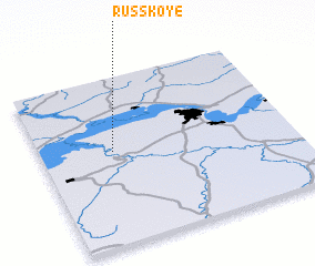 3d view of Russkoye