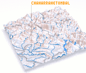 3d view of Chahār Rāh-e Tombal