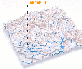 3d view of Kon Sorkh