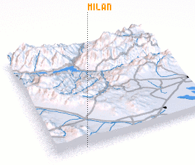 3d view of Mīlān