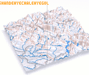 3d view of Bar Neshāndeh-ye Chāleh-ye Gol