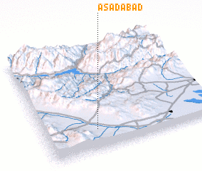 3d view of Asadābād