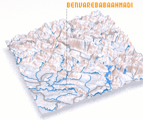 3d view of Benvār-e Bābā Aḩmadī