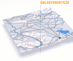 3d view of Qal‘eh-ye Morteẕá