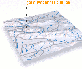 3d view of Qal‘eh-ye ‘Abdollāh Khān