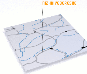 3d view of Nizhniye Bereske