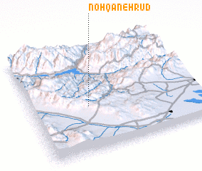 3d view of Noh Qāneh Rūd