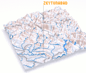 3d view of Zeytūnābād