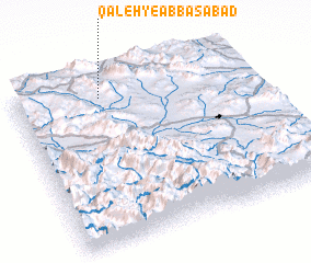 3d view of Qal‘eh-ye ‘Abbāsābād