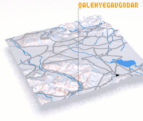 3d view of Qal‘eh-ye Gāvgodār