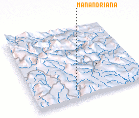 3d view of Manandriana