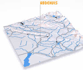 3d view of Āb Deh Vīs