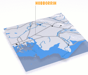 3d view of Ḩobb or Rīḩ