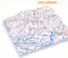 3d view of Gholāmābād