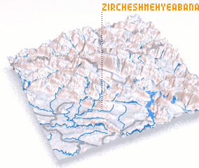 3d view of Zīr Cheshmeh-ye Āb Anārī