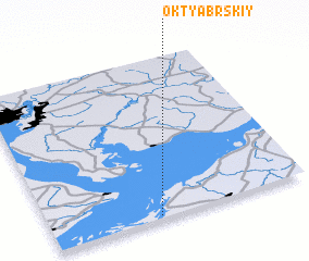 3d view of Oktyabr\