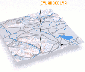 3d view of Eyvand-e ‘Olyā