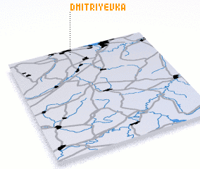 3d view of Dmitriyevka