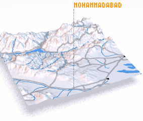 3d view of Moḩammadābād