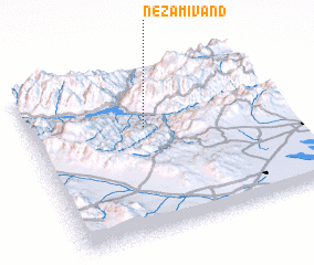 3d view of Nez̧āmīvand