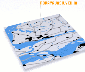 3d view of Novaya Vasil\