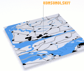 3d view of Komsomol\