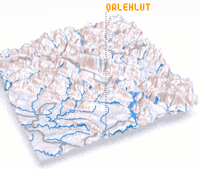 3d view of Qal‘eh Lūt