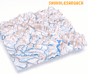 3d view of Shūkol-e Sar Gach