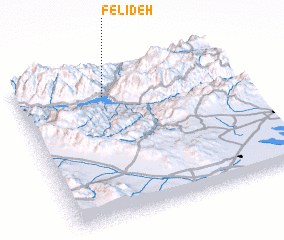 3d view of Felīdeh