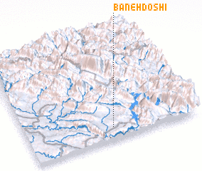 3d view of Baneh Doshī