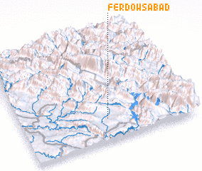 3d view of Ferdowsābād