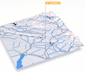 3d view of Ḩanūshī