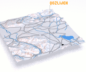 3d view of Qozlījeh