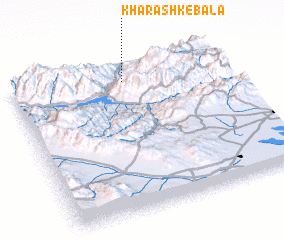 3d view of Kharashk-e Bālā