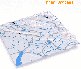 3d view of Boneh-ye Sādāt