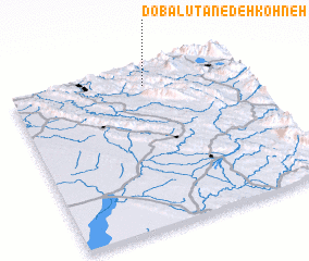 3d view of Do Balūţān-e Deh Kohneh