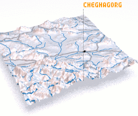 3d view of Cheghā Gorg