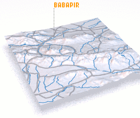 3d view of Bābā Pīr