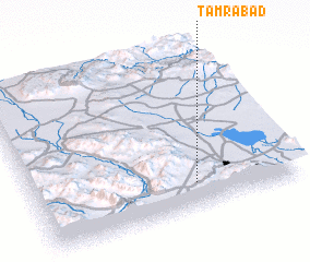 3d view of Tamrābād