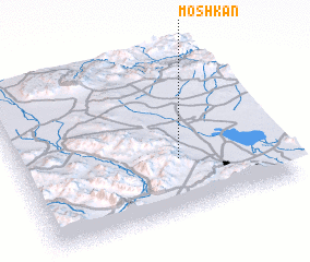 3d view of Moshkān