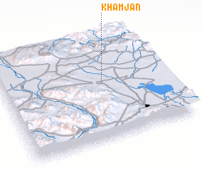 3d view of Khamjān