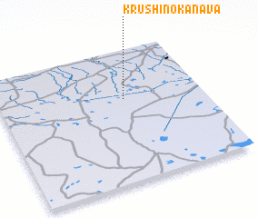 3d view of Krushino-Kanava