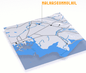 3d view of Malḩas-e Omm ol Ḩīl