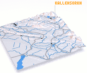 3d view of Kalleh Sorkh