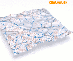 3d view of Chāl Qal‘eh