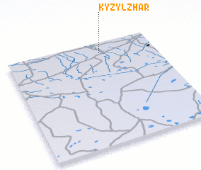 3d view of ((Kyzylzhar))