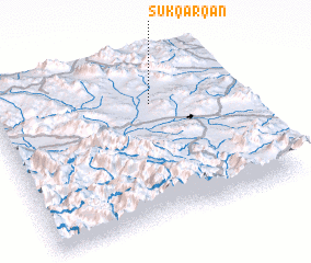 3d view of Sūk Qarqān