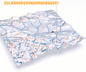 3d view of Golbahār-e Moḩammad Bāqerī