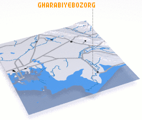 3d view of Gharābī-ye Bozorg